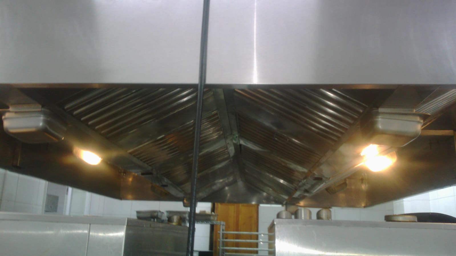 Limpieza de campana industrial